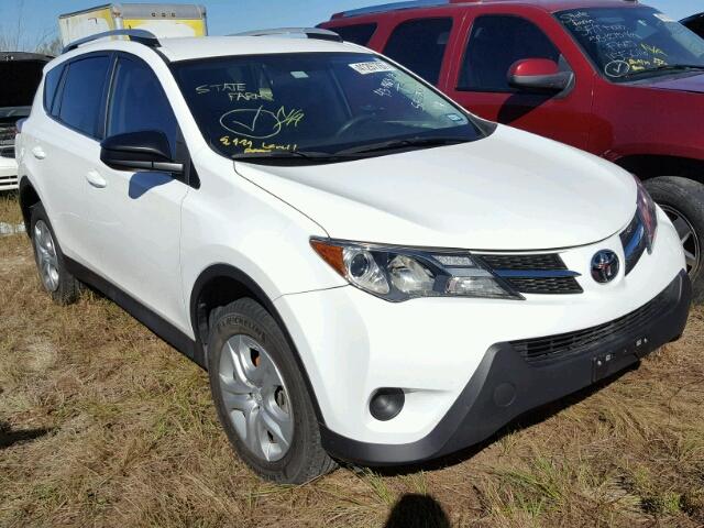 Salvage Car Toyota Rav4 2015 White For Sale In Houston Tx Online