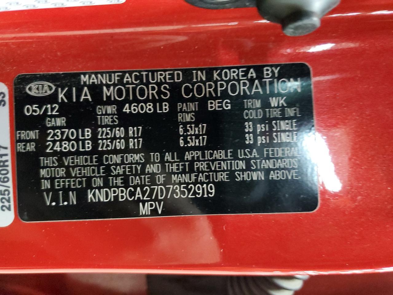 2013 KIA SPORTAGE for Sale