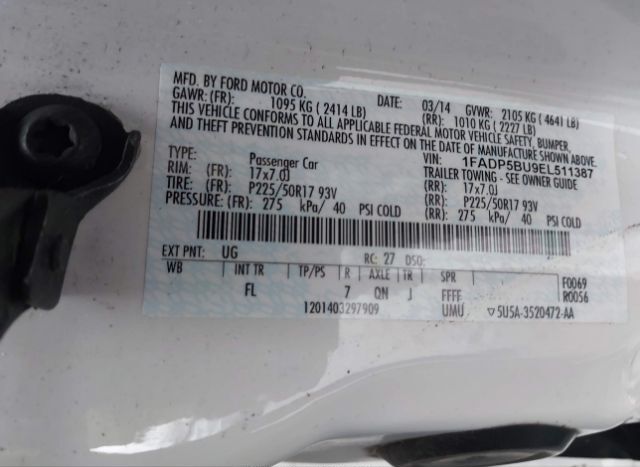 2014 FORD C-MAX HYBRID for Sale