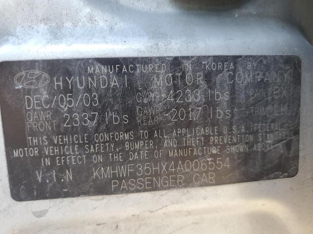 2004 HYUNDAI SONATA GLS for Sale
