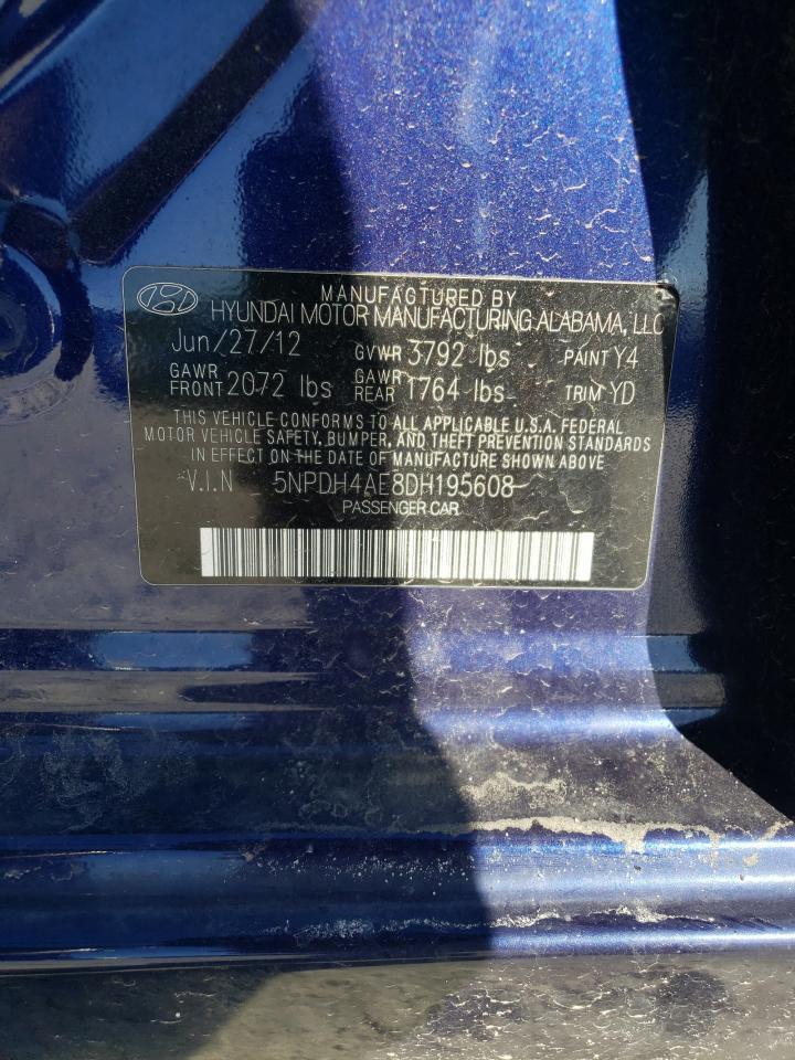 2013 HYUNDAI ELANTRA for Sale