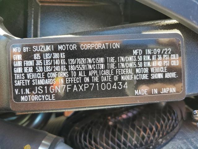 2023 SUZUKI GSX-R600 for Sale