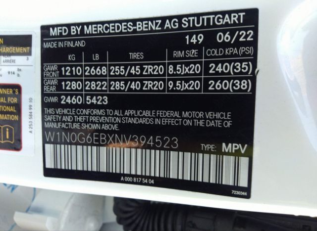 2022 MERCEDES-BENZ AMG GLC 43 for Sale
