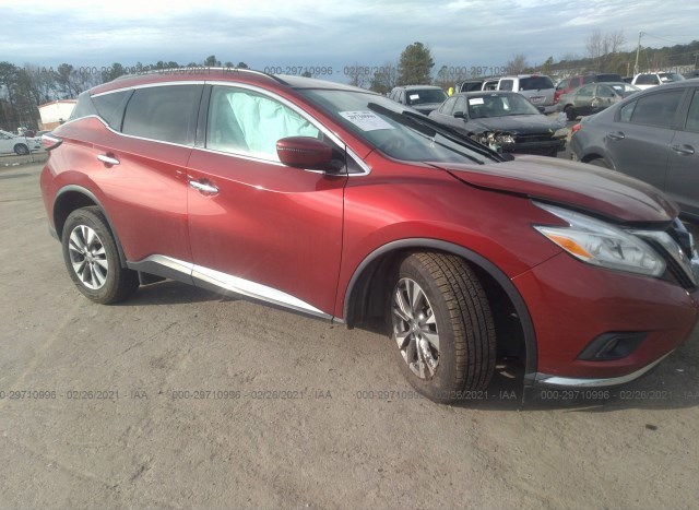 Auction Ended: Salvage Car Nissan Murano 2016 Burgundy is Sold in