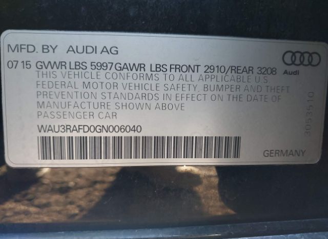 2016 AUDI A8 L for Sale