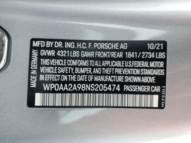2022 PORSCHE 911 CARRERA for Sale