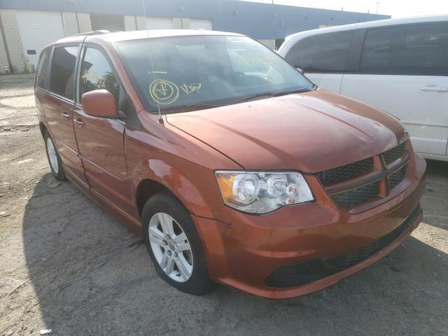 Auction Ended: Salvage Car Dodge Grand Caravan 2013 Orange Is Sold In ...