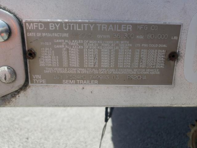 2007 UTILITY TRAILER for Sale