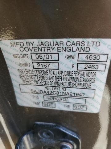 2001 JAGUAR XK8 for Sale