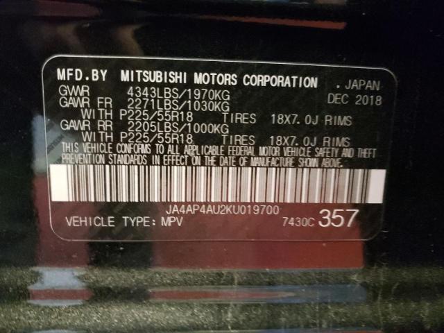 2019 MITSUBISHI OUTLANDER SPORT SE for Sale