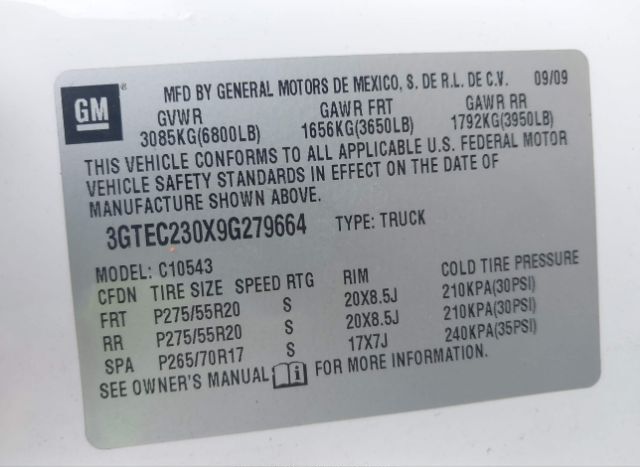 2009 GMC SIERRA for Sale