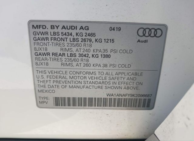 2019 AUDI Q5 for Sale