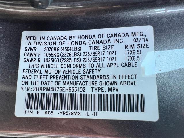 2014 HONDA CR-V EXL for Sale