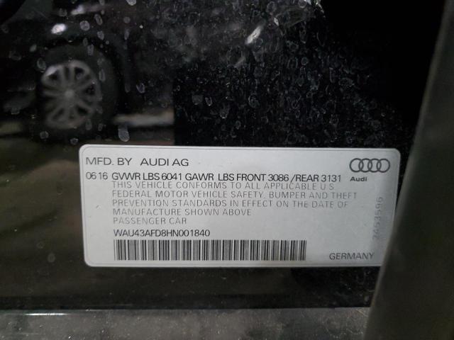 2017 AUDI A8 L QUATTRO for Sale