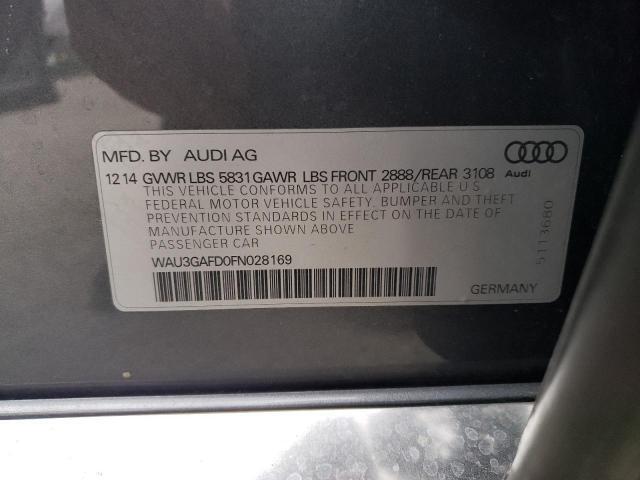 2015 AUDI A8 L QUATTRO for Sale