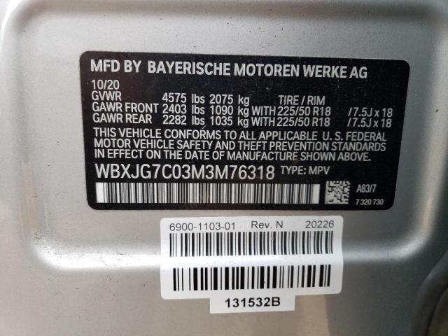 2021 BMW X1 SDRIVE28I for Sale