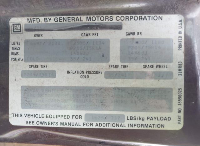 1984 CHEVROLET S TRUCK for Sale