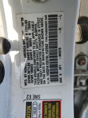 2006 HONDA CIVIC for Sale