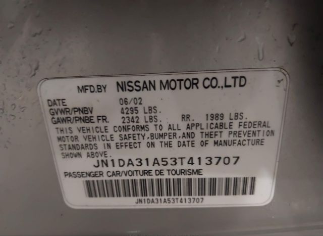 2003 NISSAN MAXIMA for Sale