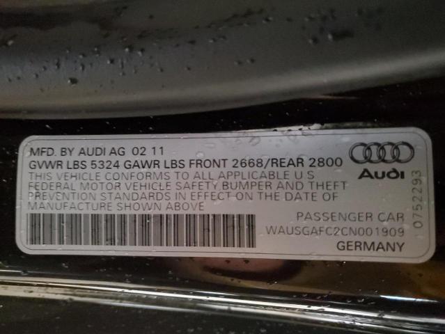 2012 AUDI A7 PRESTIGE for Sale