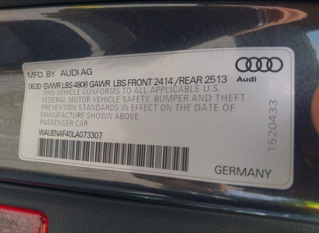 2020 AUDI A4 for Sale