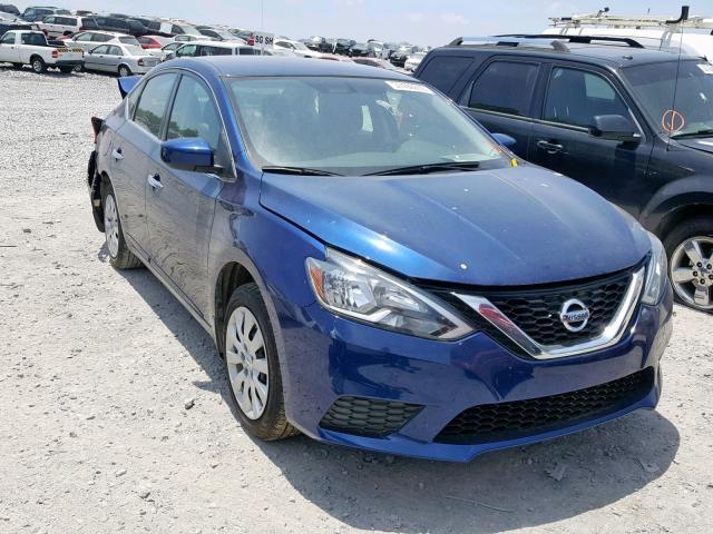 Auction Ended Salvage Car Nissan Sentra 16 Blue Is Sold In Madisonville Tn Vin 3n1ab7ap5gy