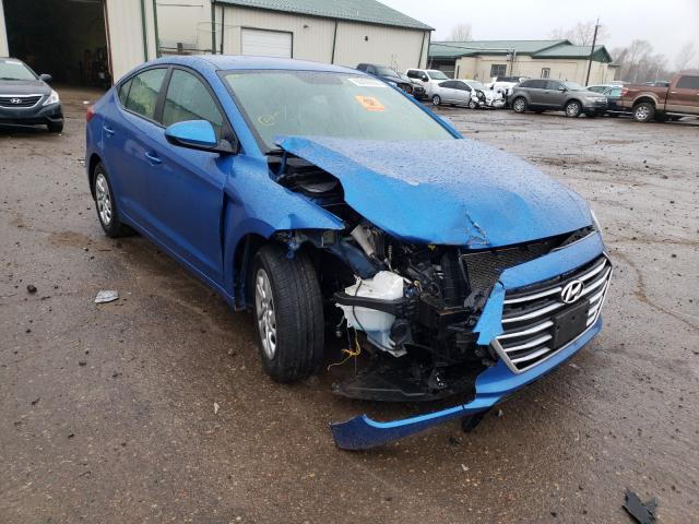 Auction Ended: Salvage Car Hyundai Elantra 2018 Blue is Sold in HAM ...