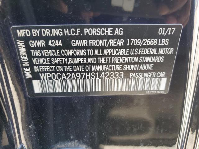 2017 PORSCHE 911 CARRERA for Sale