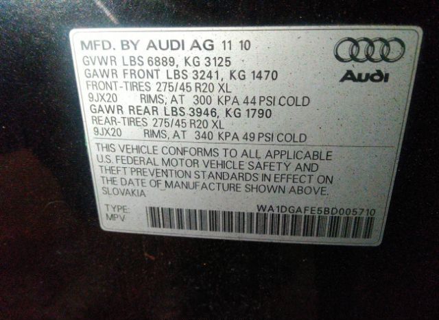 2011 AUDI Q7 for Sale