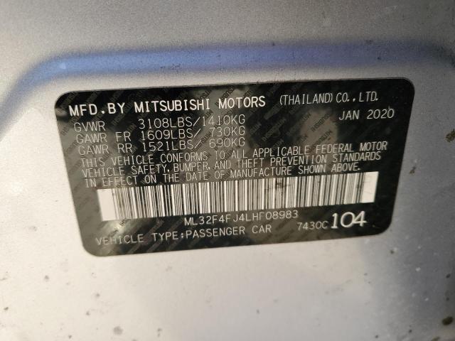 2020 MITSUBISHI MIRAGE G4 SE for Sale