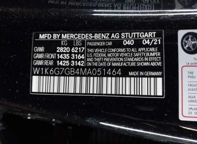2021 MERCEDES-BENZ S 580 for Sale