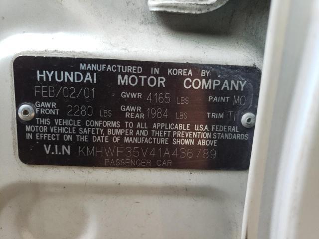 2001 HYUNDAI SONATA GLS for Sale
