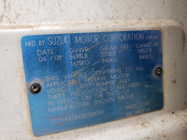 2008 SUZUKI SX4 BASE for Sale
