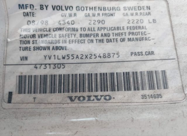 1999 VOLVO V70 for Sale
