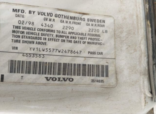 1998 VOLVO V70 for Sale