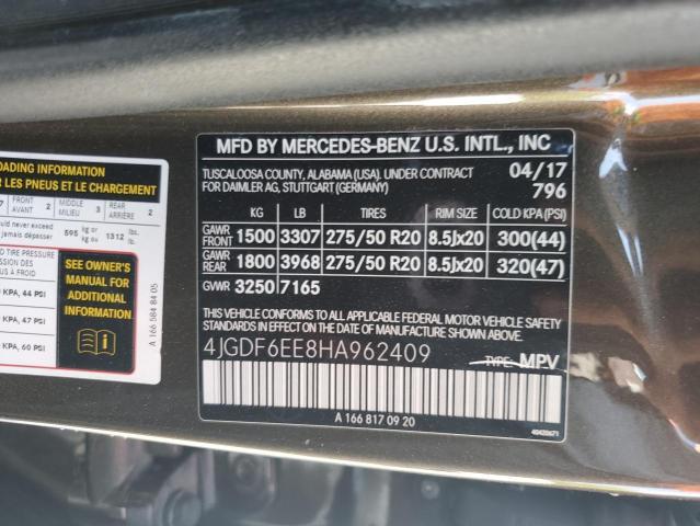 2017 MERCEDES-BENZ GLS 450 4MATIC for Sale