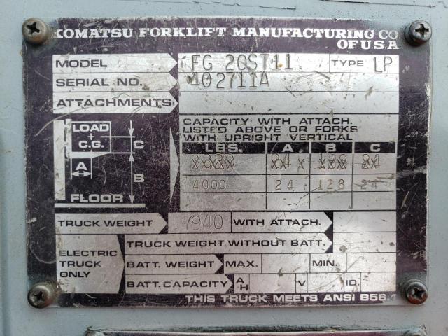 2004 KOMATSU FORKLIFT for Sale