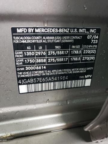 2005 MERCEDES-BENZ ML 350 for Sale
