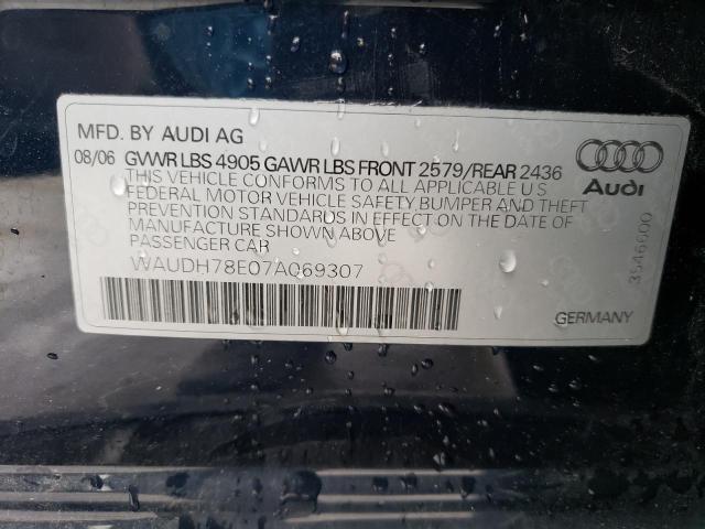 2007 AUDI A4 3.2 QUATTRO for Sale