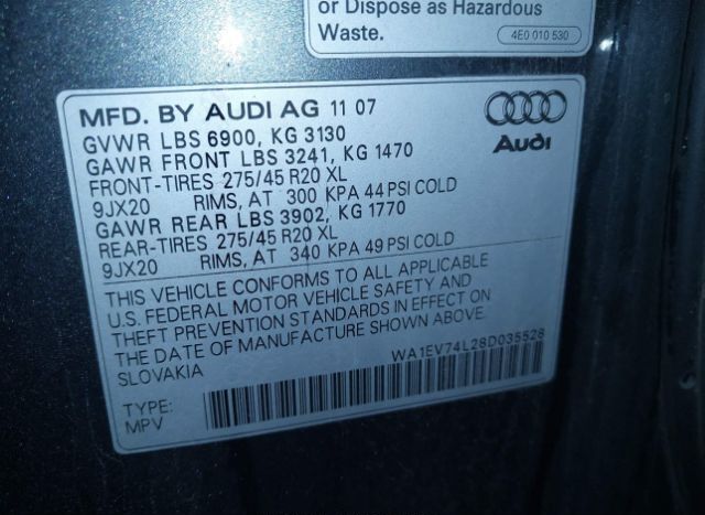 2008 AUDI Q7 for Sale