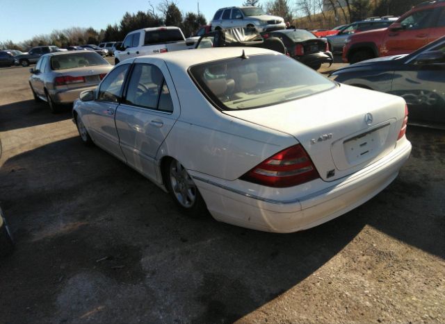 2002 MERCEDES-BENZ S-CLASS for Sale