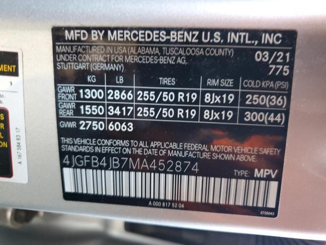 2021 MERCEDES-BENZ GLE 350 for Sale