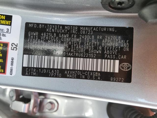 2024 TOYOTA CAMRY XLE for Sale