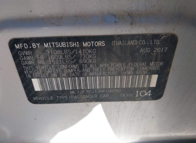 2018 MITSUBISHI MIRAGE G4 for Sale