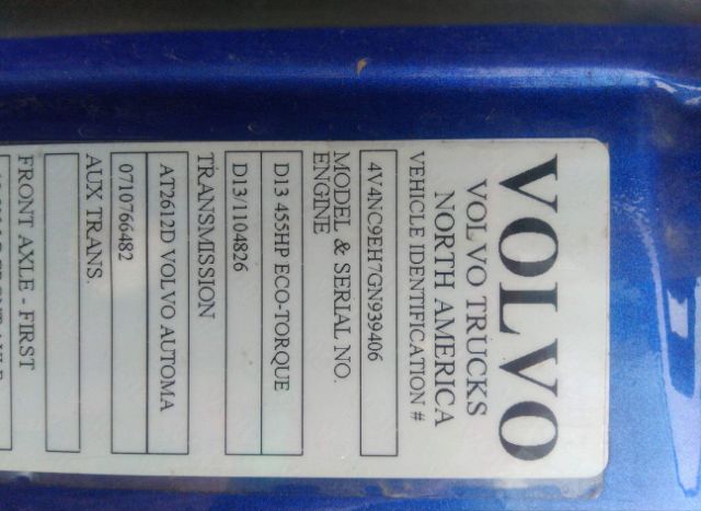 2016 VOLVO VNL for Sale