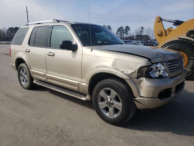 Salvage Car Ford Explorer 05 Tan For Sale In Dunn Nc Online Auction 1fmzu75w75ub