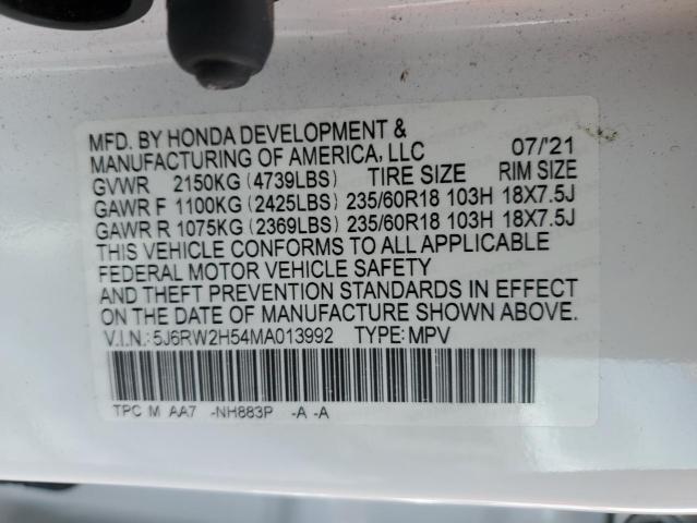 2021 HONDA CR-V EX for Sale
