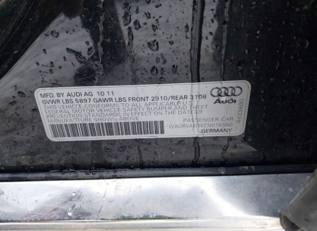 2012 AUDI A8 for Sale