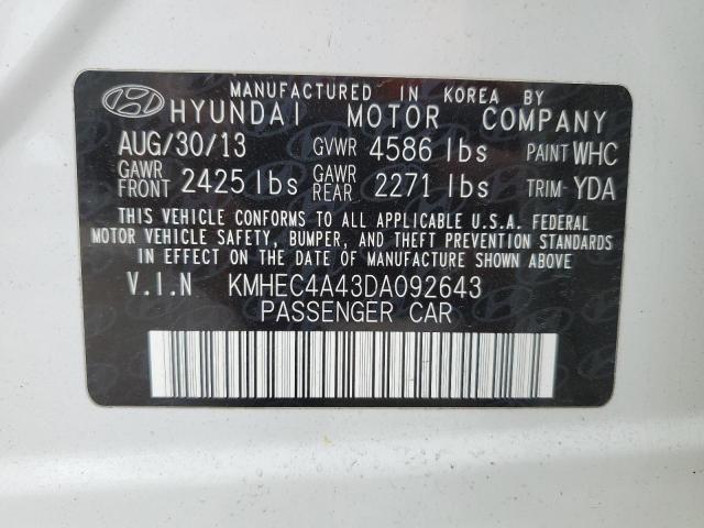2013 HYUNDAI SONATA HYBRID for Sale