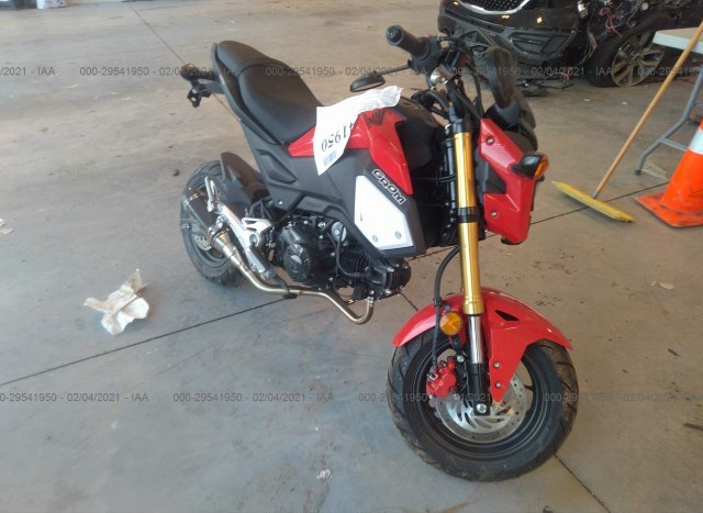 Auction Ended Salvage Motorcycle Honda Grom Grom Abs Red Is Sold In Online Tx Vin Mlhjc7519l5